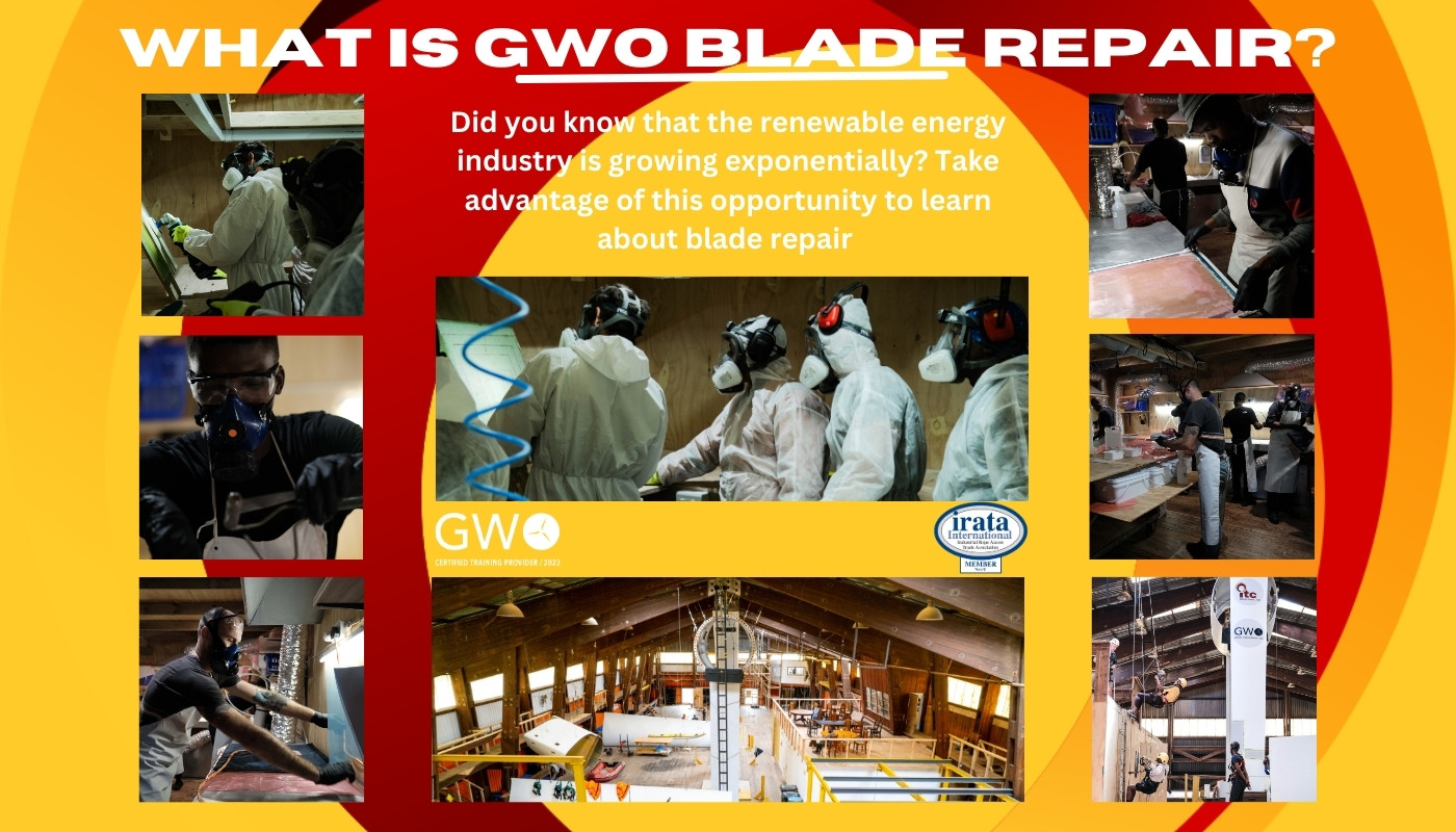 GWO Blade repair training in South Africa Blade repair training